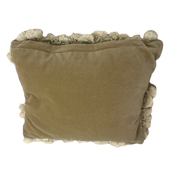 Qty. 3 Petit Point Needlepoint Wool Pillows 20” Sq & 12x14 French Abusson Style - Picture 10 of 16